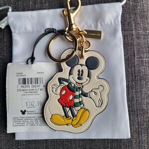 Coach x Disney Mickey Character Flat Bag Charm